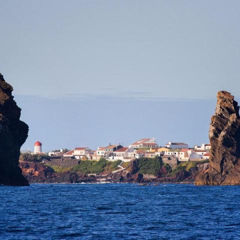 Views from a town in Azores
